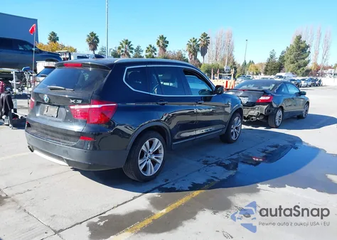 2012 BMW X3 xDrive35I z USA, uszkodzony, nr VIN 5UXWX7C54CL736026